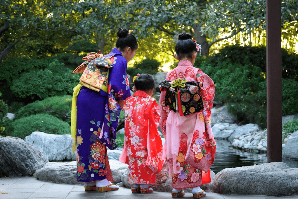 Families Celebrate Shichi-Go-San