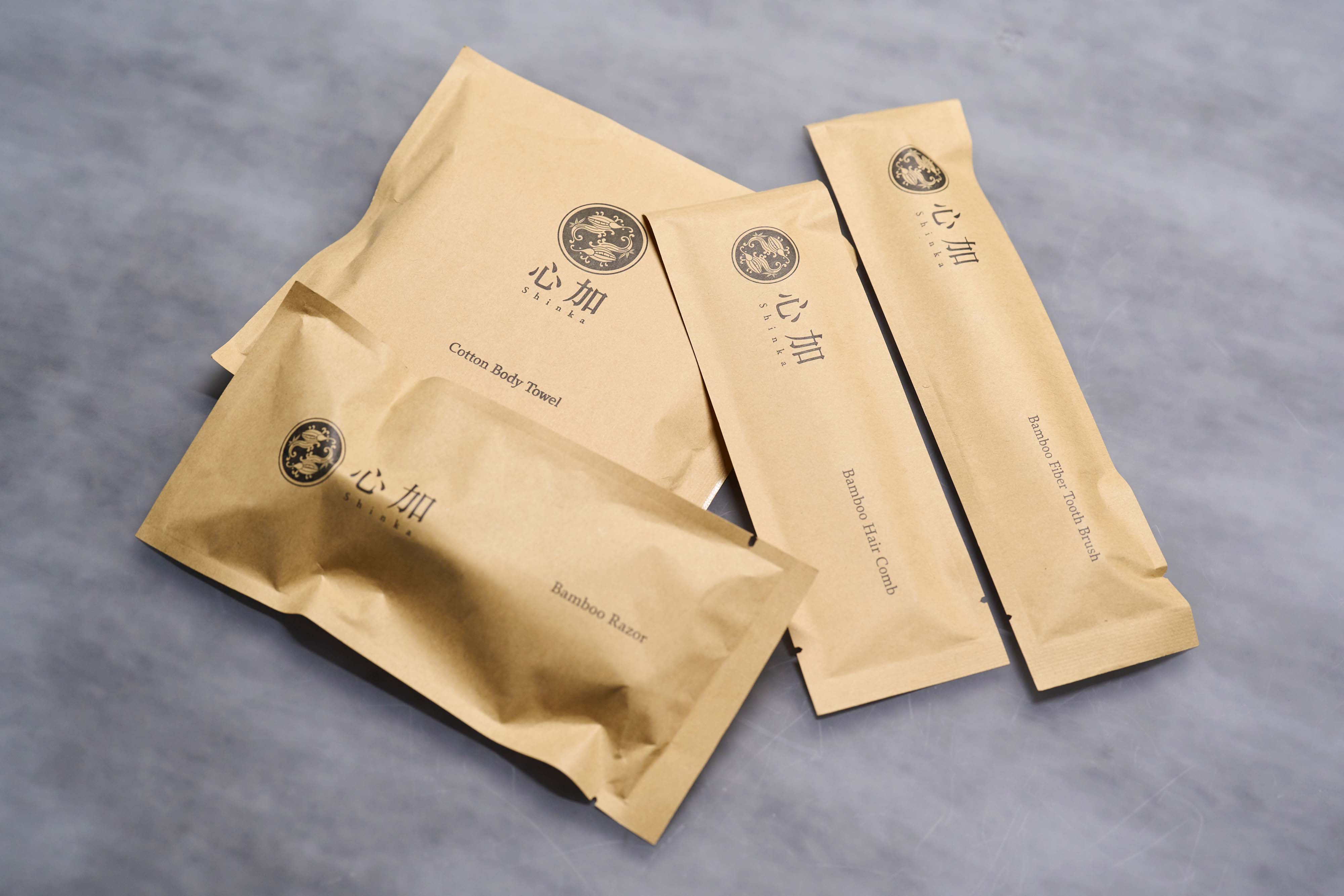 Packaged amenity sachets
